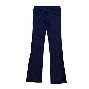 Y2K Rampage Black Pinstripe Flared Womens Pants‎ Size 7